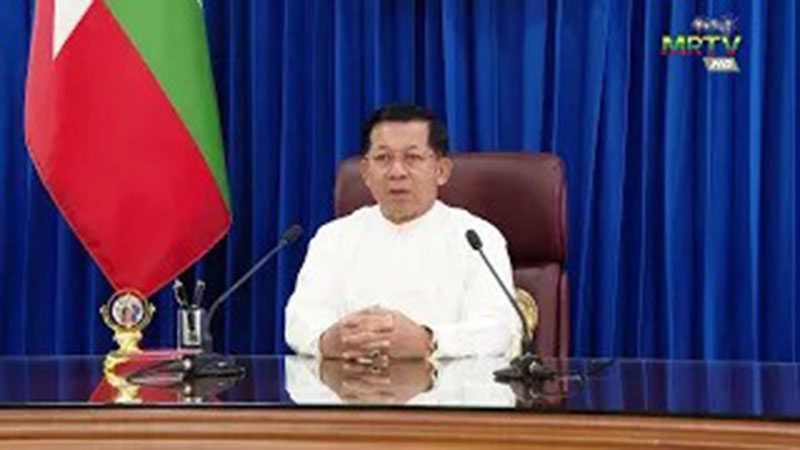 ပြည်ထောင်စုသမ္မတမြန်မာနိုင်ငံတော်အစိုးရ၊ နိုင်ငံတော်စီမံအုပ်ချုပ်ရေးကောင်စီဥက္ကဋ္ဌ၊ နိုင်ငံတော်ဝန်ကြီးချုပ်၊ ဗိုလ်ချုပ်မှူးကြီး သတိုးမဟာသရေစည်သူ၊ သတိုးသီရိသုဓမ္မ မင်းအောင်လှိုင်၏ ၂၀၂၄ ခုနှစ်၊ နှစ်သစ်ကူးနှုတ်ခွန်းဆက်စကား