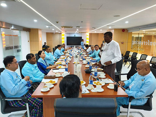 ပြည်ထောင်စုသမ္မတမြန်မာနိုင်ငံတော် ဘာသာပေါင်းစုံချစ်ကြည်ညီညွတ်ရေးအဖွဲ့(ဗဟို) သဘာဝဘေးအန္တရာယ်ကူညီထောက်ပံ့ရေးလုပ်ငန်းအဖွဲ့(၄/၂၀၂၅)အစည်းအဝေးဆောင်ရွက်။   ၂၀၂၅ ခုနှစ်၊မေလ၊(၈)ရက်